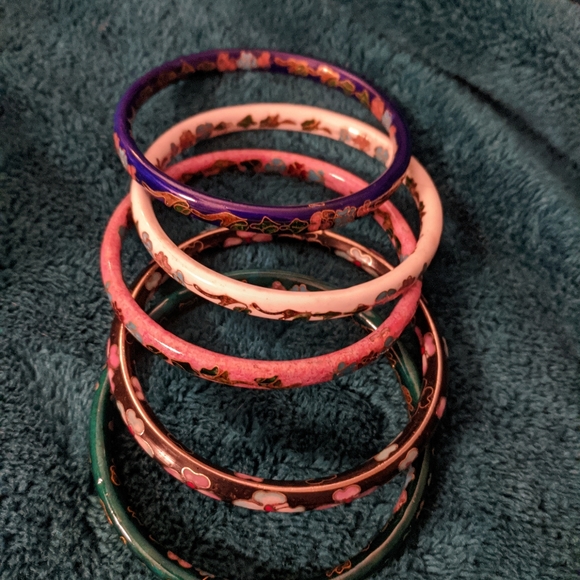 Bundle of Bangle Bracelets (Set of 5) - Picture 6 of 10